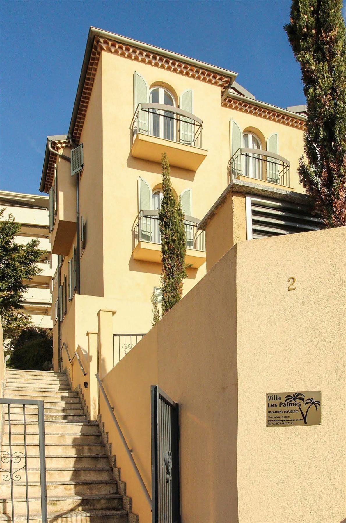 Appartements Villa Les Palmes Cannes Exterior foto